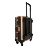 SlayCase® XL Vanity Travel Case in Black & Rose Gold Studded