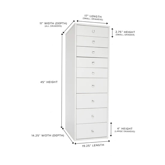 SlayStation® 9-Drawer Makeup Vanity Storage Unit