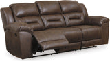 Stoneland Reclining Living Room Set In Chocolate