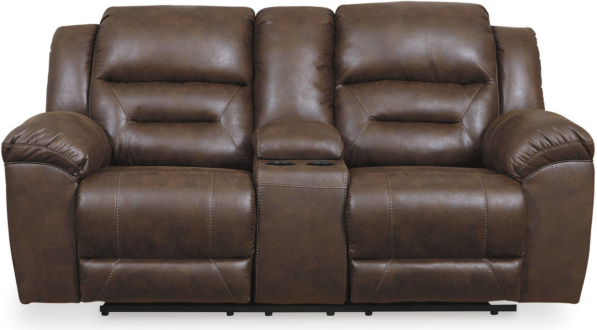 Stoneland Reclining Living Room Set In Chocolate