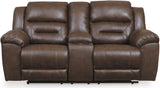 Stoneland Reclining Living Room Set In Chocolate