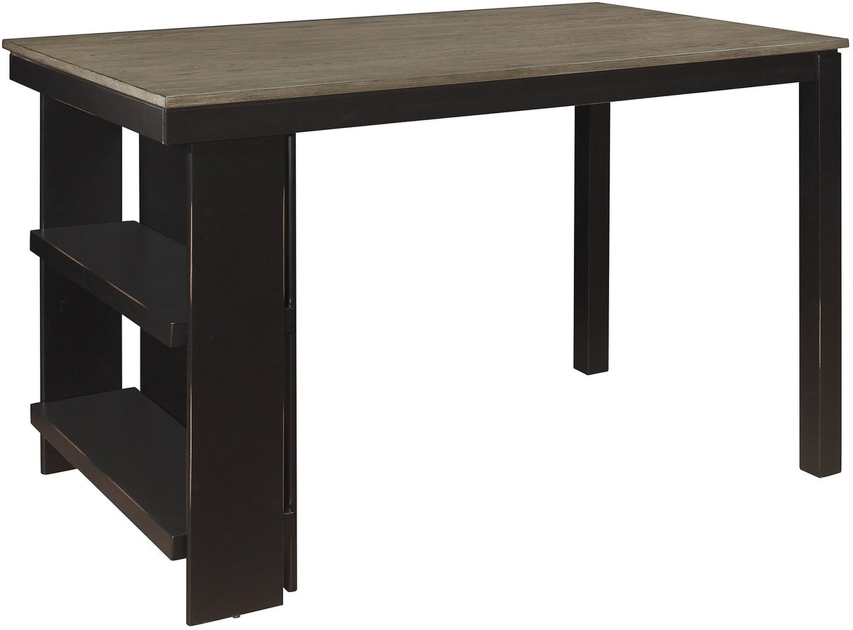 Stratus Dining Room Set In Black and Gray