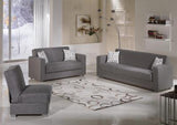 Tokyo Love Seat (Diego Gray) 2 Piece