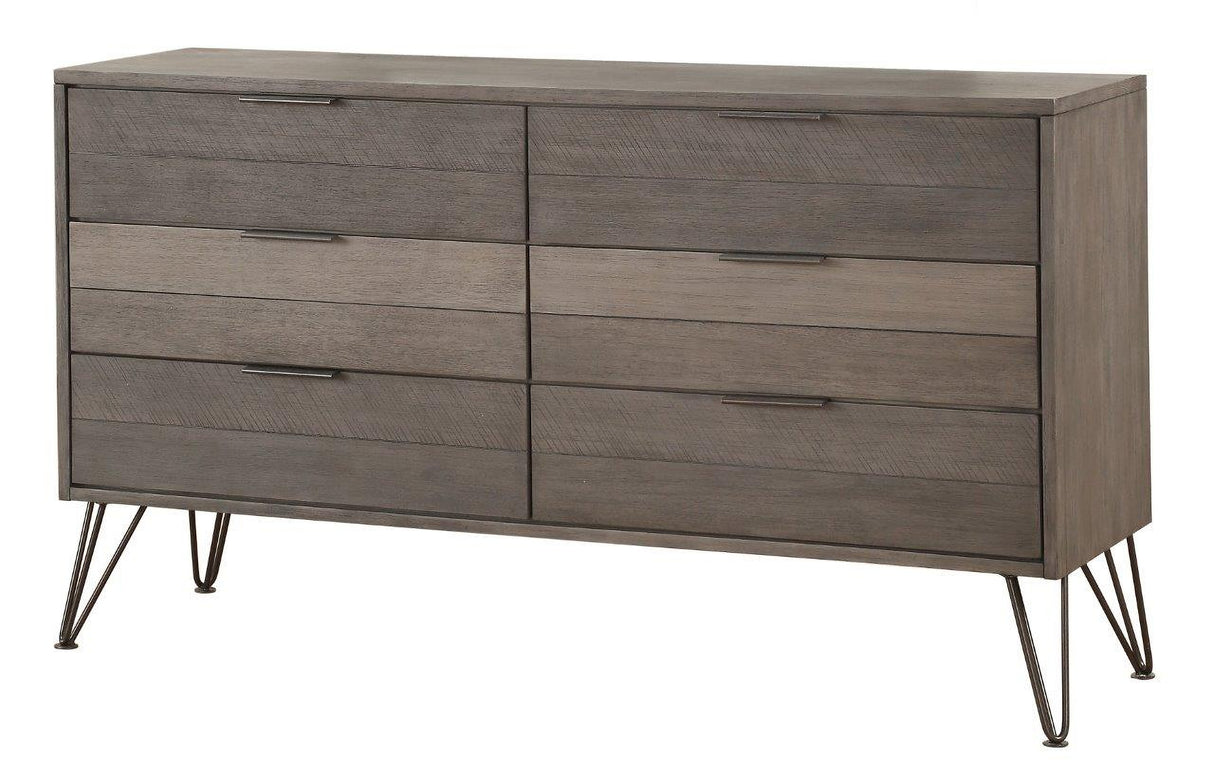 Urbanite 3 Tone Gray Youth Panel Bedroom Set