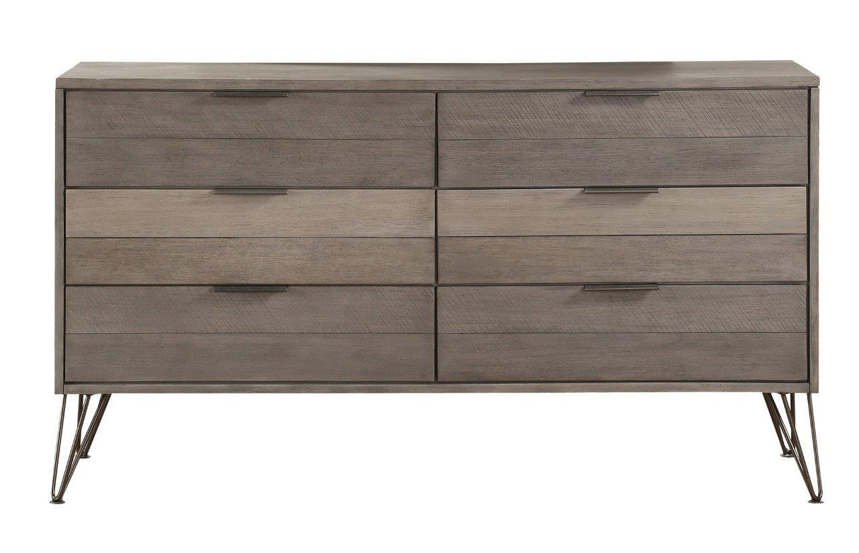 Urbanite 3 Tone Gray Youth Panel Bedroom Set