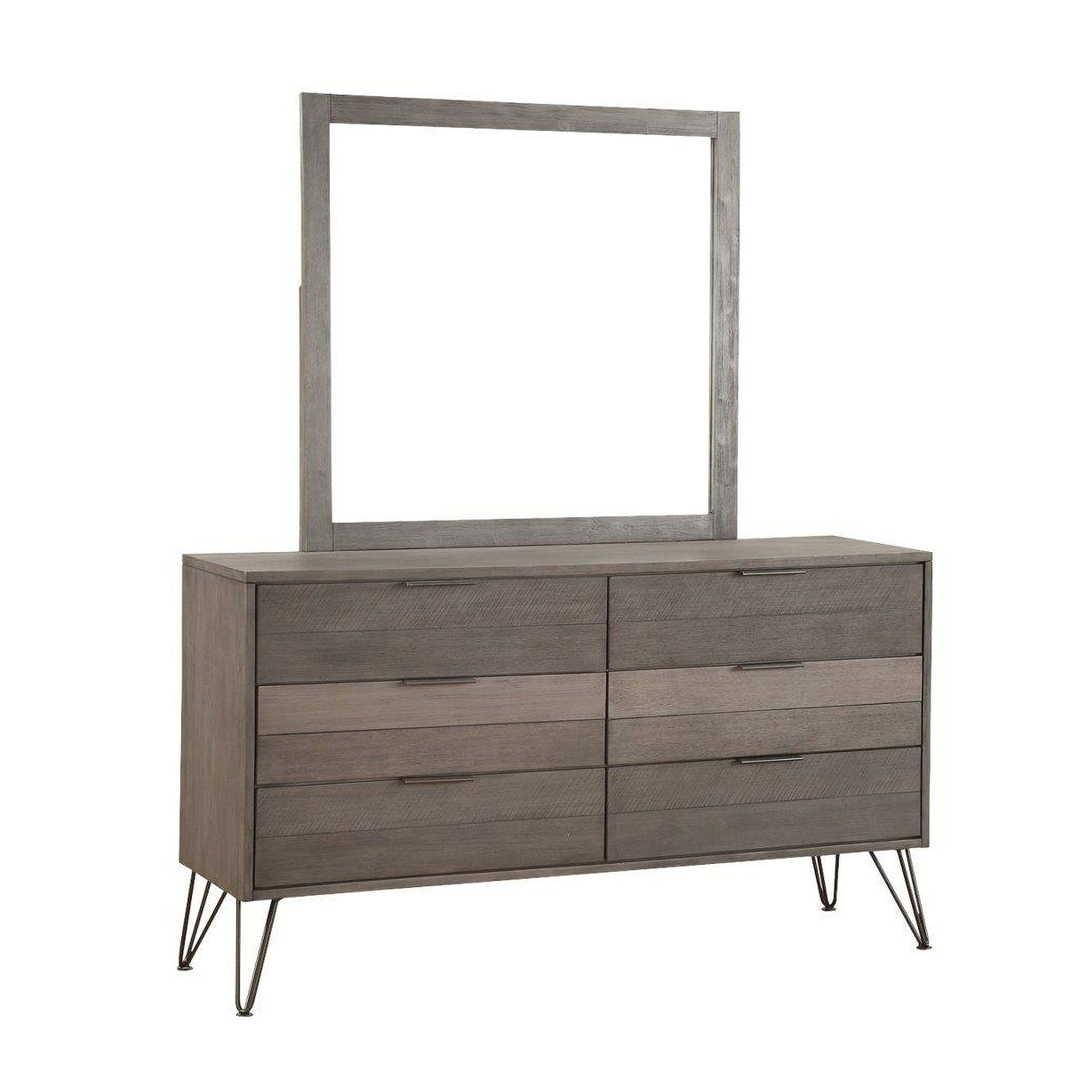 Urbanite 3 Tone Gray Youth Panel Bedroom Set