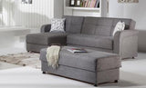 Vision Ottoman (Diego Gray) 1 Piece