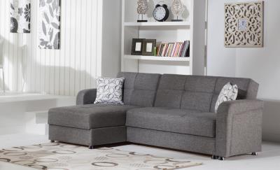 Vision Sectional Love Seat Part(Diego Gray) 1 Piece