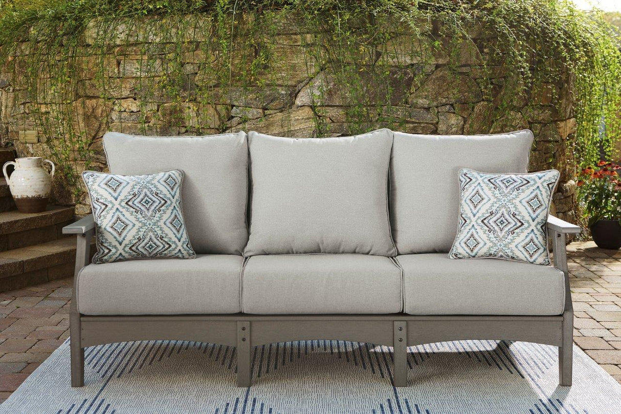 Visola Gray Outdoor Conversation Set