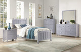 Wellsummer Gray Youth Poster Bedroom Set