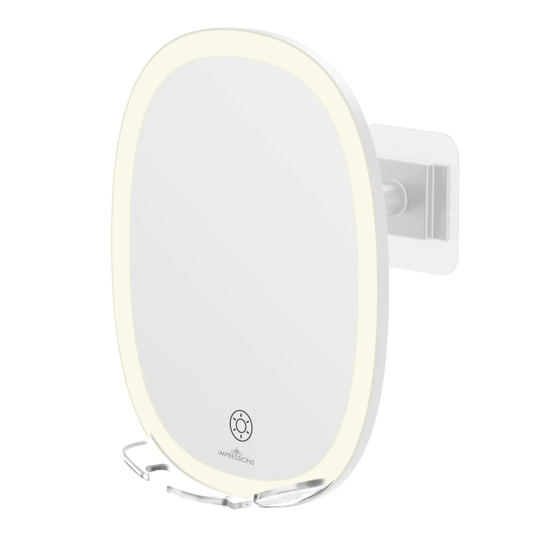 Scaped Tri-Tone LED Fogless Shaving Mirror