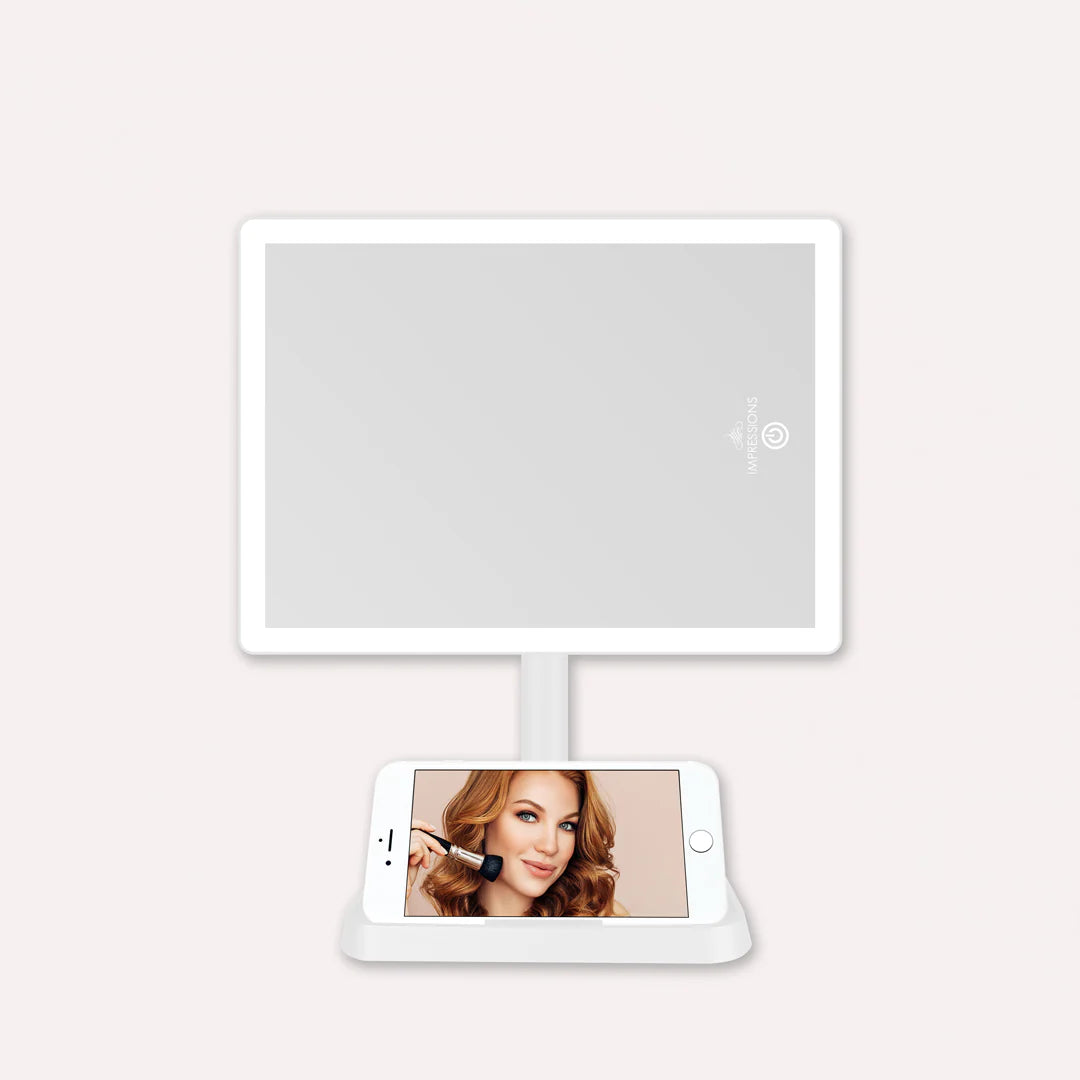 Charmed Tri-Tone LED Makeup Mirror