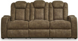 Wolfridge Power Reclining Living Room Set In Brindle