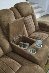 Wolfridge Power Reclining Living Room Set In Brindle