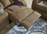 Wolfridge Power Reclining Living Room Set In Brindle