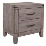 Woodrow Brownish Gray Youth Platform Bookcase Bedroom Set