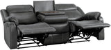 Yerba Gray Double Lay Flat Reclining Living Room Set