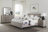 Zephyr Light Gray And Black Panel Bedroom Set