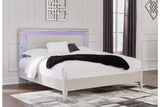 Zyniden Bedroom Set In Silver